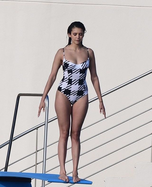 nina dobrev sexy bathing suits photos