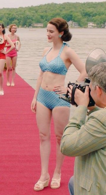 Rachel Brosnahan swim suit pics